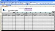 Feature Prioritization Roadmap Matrix screenshot